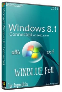  Microsoft Windows 8.1 Connected 6.3.9600.17024.WINBLUE Full (x86/x64 ENG/RUS/2014) 
