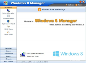  Yamicsoft Windows 8 Manager 2.0.4 