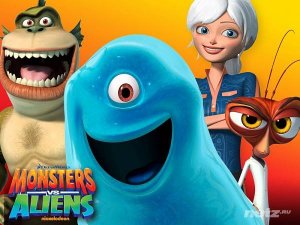     / Monsters vs. Aliens / 1  / 1-5  (2013, WEB-DLRip) 
