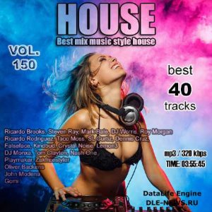  VA - Top 40. Best mix music style house Vol. 150 (2014) 