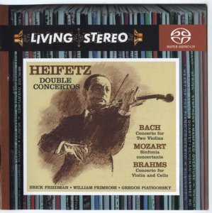  Jascha Heifetz / Яша Хайфец - Double Concertos - Bach, Mozart, Brahms  (1956,1960,1961) (2006) 