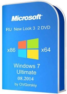  Windows 7 Ultimate SP1 NL3 by OVGorskiy 08.2014 (x86/x64/RUS/2014) 