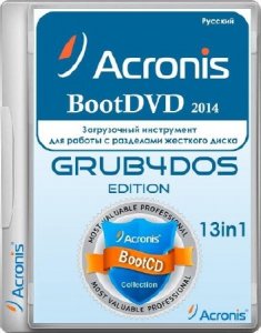  Acronis BootDVD 2014 Grub4Dos Edition v.22 13in1 (RUS/2014) 