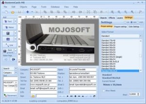  MojoSoft BusinessCards MX 4.93 Portable 