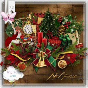  Новогодний скрап-комплект - Noel Passe 