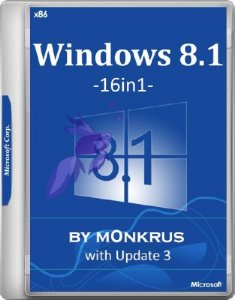 Windows 8.1 with Update 3 x86 AIO -16in1-  by m0nkrus (RUS/ENG/2017)